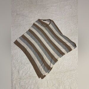 Exclusive‎ Cashmere Hand Made In Nepal Cashmere V-neck Poncho